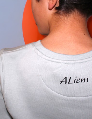 Sweat-shirt écoresponsable col rond enfant