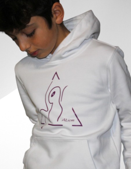 Sweat-shirt écoresponsable à capuche enfant
