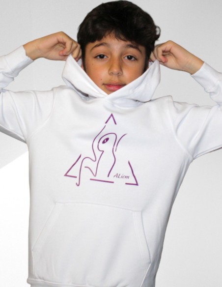 Sweat-shirt écoresponsable à capuche enfant