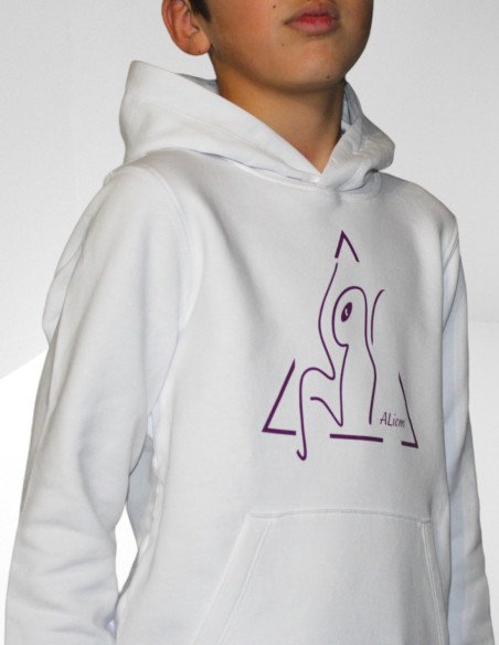 Sweat-shirt écoresponsable à capuche enfant