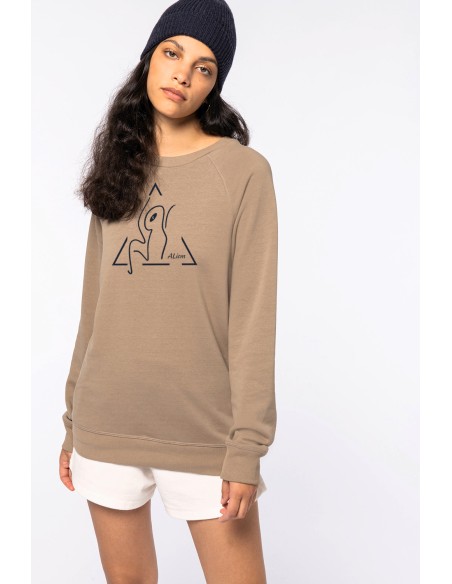 Sweat-shirt raglan mixte