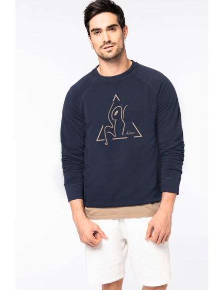 Sweat-shirt raglan mixte
