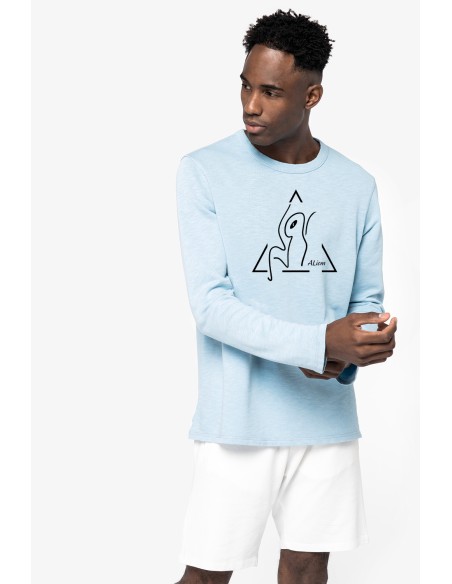 Sweat-shirt délavé mixte