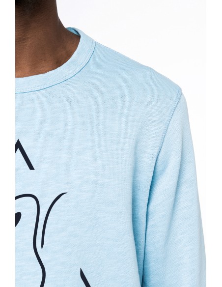 Sweat-shirt délavé mixte