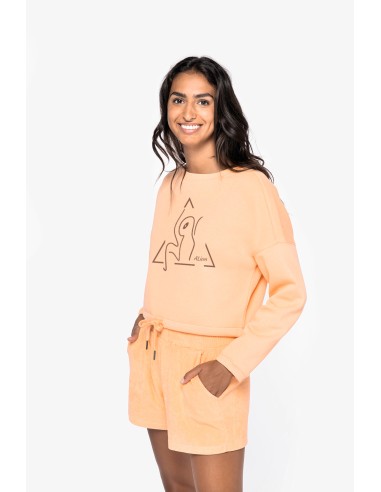 Sweat-shirt femme col rond