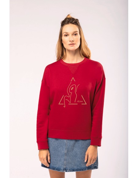 Sweat-shirt oversize femme