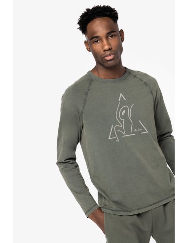 T-shirt raglan manches longues homme