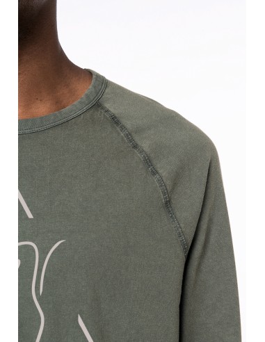 T-shirt raglan manches longues homme