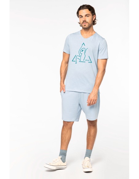 T-shirt Slub bords francs homme