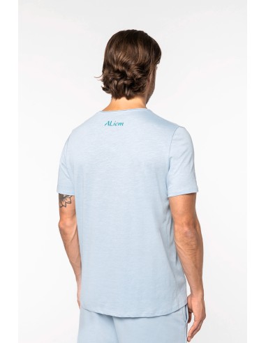 T-shirt Slub bords francs homme