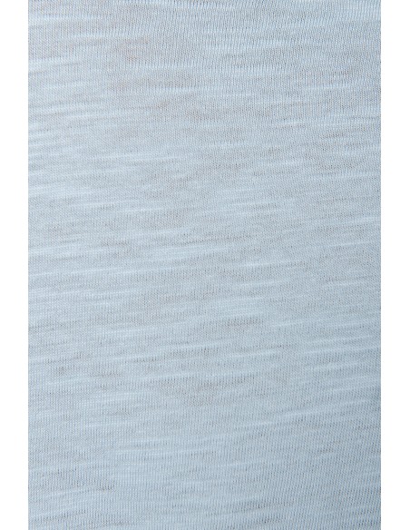 T-shirt Slub bords francs homme