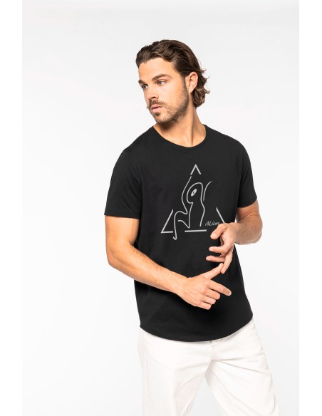 T-shirt bas arrondi homme