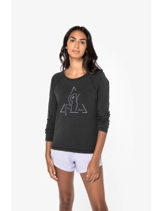 T-shirt raglan manches longues femme