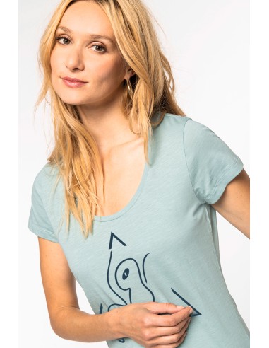 T-shirt Slub femme