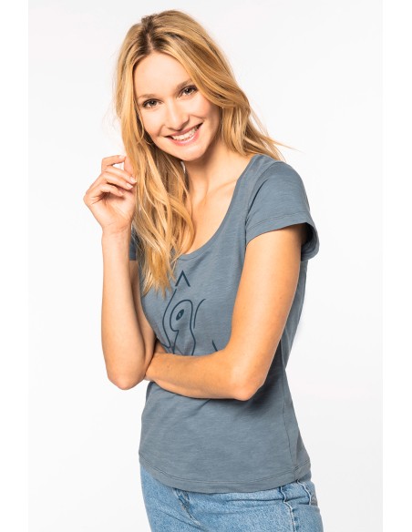 T-shirt Slub femme