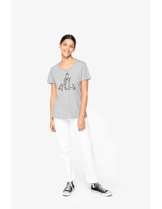 T-shirt col rond femme 2
