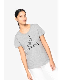 T-shirt col rond femme