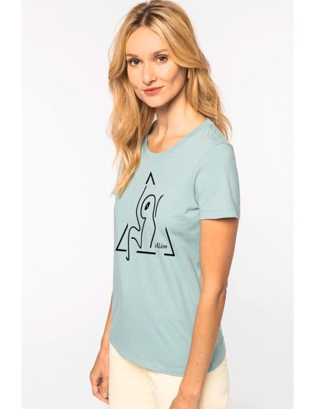 T-shirt col rond femme