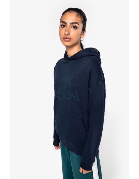 Sweat-shirt capuche oversize mixte