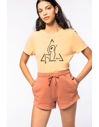 T-shirt délavé manches courtes mixte